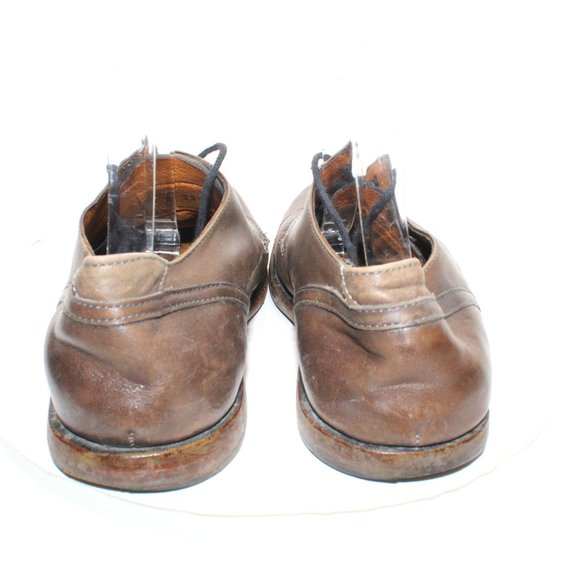 Sutro San Francisco Mens Sz 9D Larkin Brown Distressed Leather Oxford Shoes main image 9